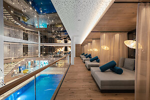 Wellnesshotel bei Regen mit gemütlichen Doppelzimmern